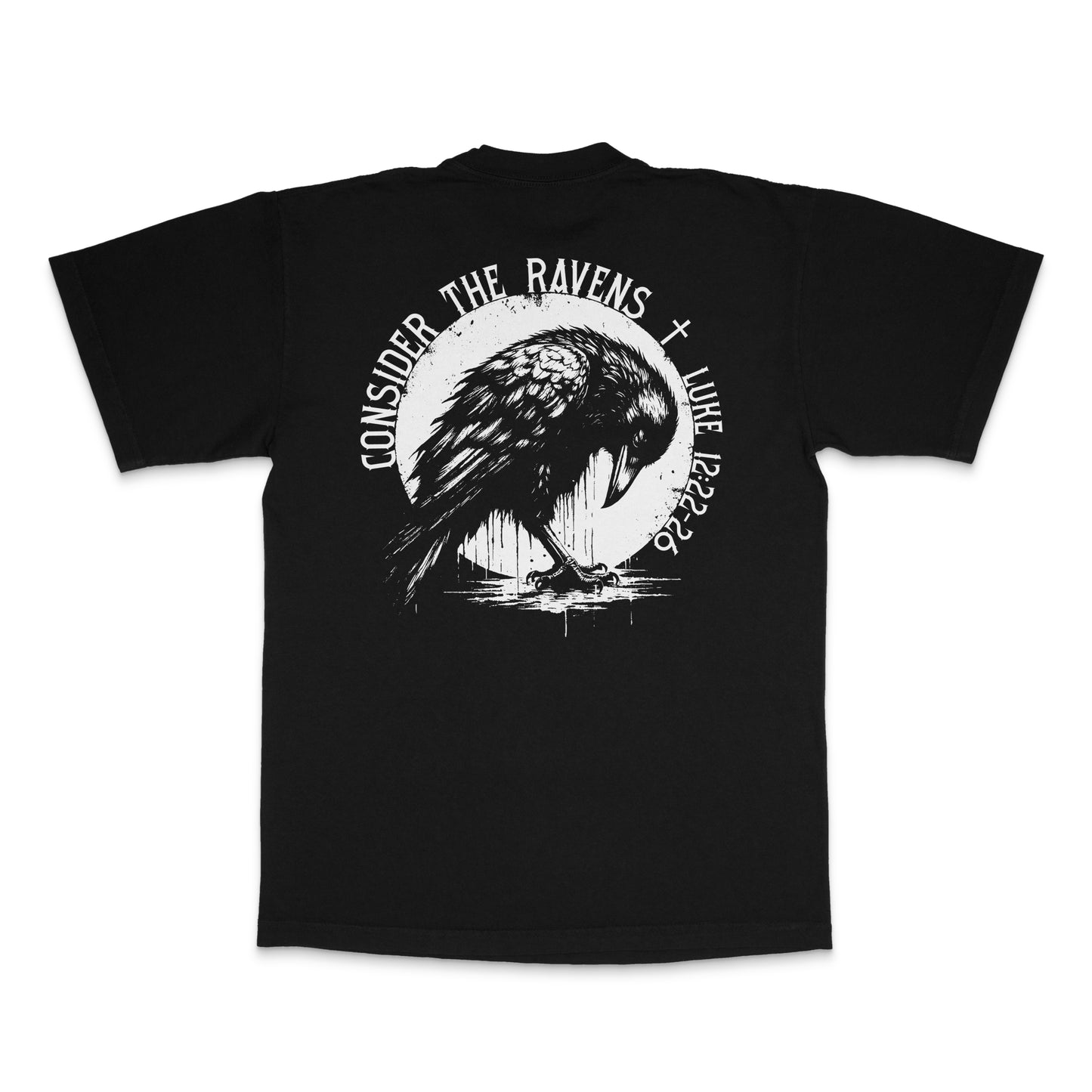 CONSIDER THE RAVENS TEE "BLACK"