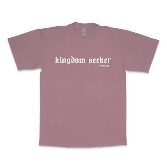 KINGDOM SEEKER TEE "MAUVE"