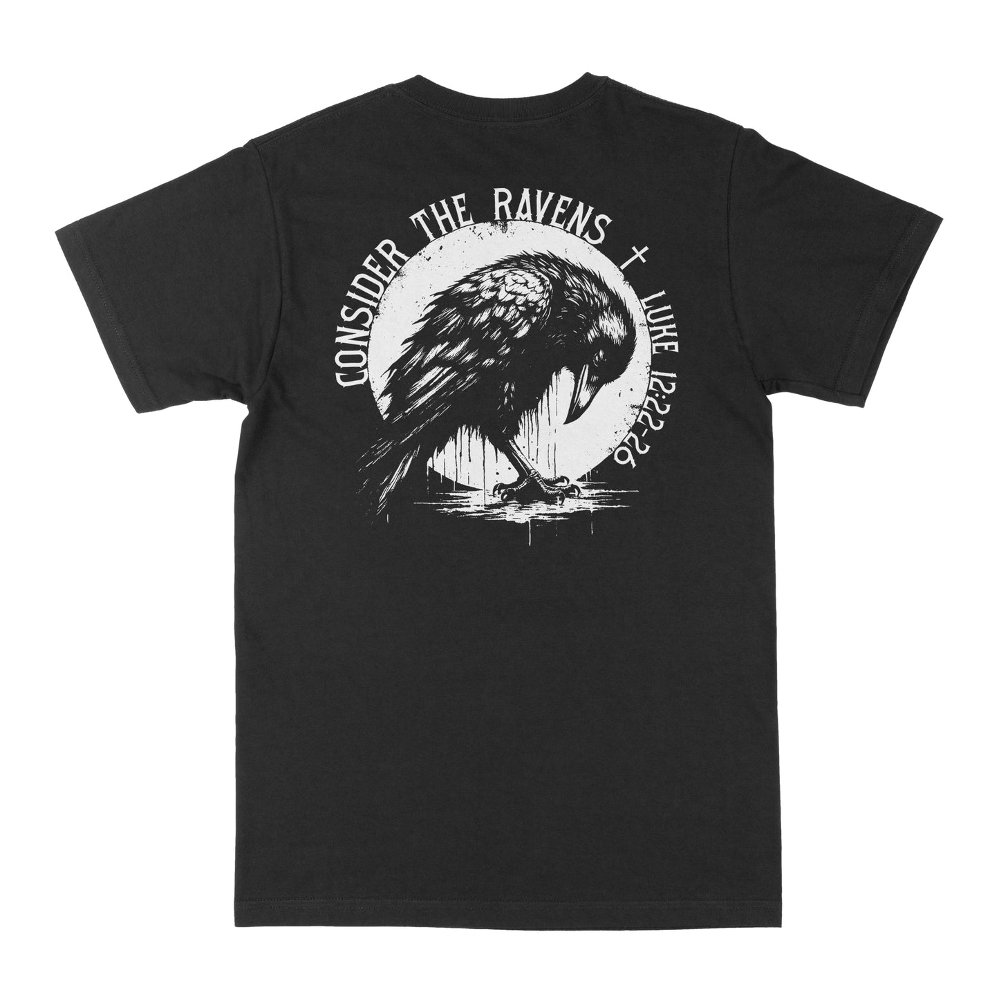 CONSIDER THE RAVENS TEE "BLACK"